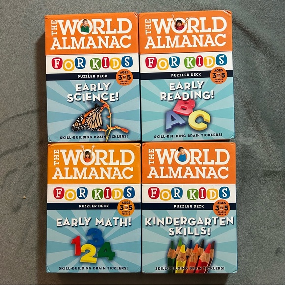 Puzzled Decks for kids ages 3-5, Choice of Math, Science, Reading, Kindergarten - Picture 2 of 8